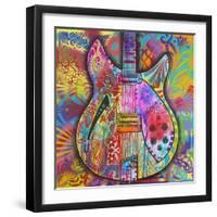 Vintage 12 String-Dean Russo-Framed Giclee Print