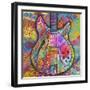 Vintage 12 String-Dean Russo-Framed Giclee Print