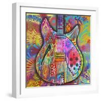 Vintage 12 String-Dean Russo-Framed Giclee Print