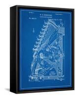 Vintage 1888 Calculator Patent-null-Framed Stretched Canvas