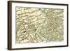 Vintage (1907 Copyright-Expired) Map Showing Countries And Trade Routes-Cmcderm1-Framed Art Print