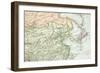 Vintage (1907 Copyrighted Expired) Map Of Europe And Asia-Cmcderm1-Framed Art Print