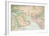 Vintage (1907 Copyrighted Expired) Map Of Europe And Asia-Cmcderm1-Framed Art Print