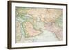 Vintage (1907 Copyrighted Expired) Map Of Europe And Asia-Cmcderm1-Framed Art Print