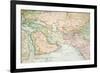 Vintage (1907 Copyrighted Expired) Map Of Europe And Asia-Cmcderm1-Framed Art Print