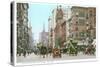 Vintage 5th Avenue and 42nd Street, New York City-null-Stretched Canvas