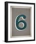 Vintage 6 Grey-Kindred Sol Collective-Framed Art Print