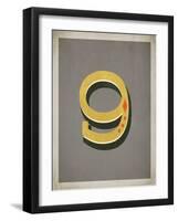 Vintage 9 Grey-Kindred Sol Collective-Framed Art Print