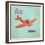 Vintage ABC- A-null-Framed Giclee Print