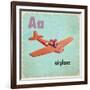 Vintage ABC- A-null-Framed Giclee Print
