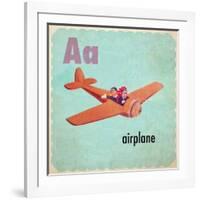 Vintage ABC- A-null-Framed Giclee Print