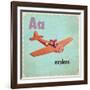 Vintage ABC- A-null-Framed Giclee Print