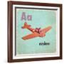 Vintage ABC- A-null-Framed Giclee Print