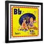 Vintage ABC- B-null-Framed Giclee Print