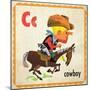 Vintage ABC- C-null-Mounted Giclee Print