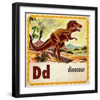 Vintage ABC- D-null-Framed Giclee Print