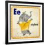 Vintage ABC- E-null-Framed Giclee Print