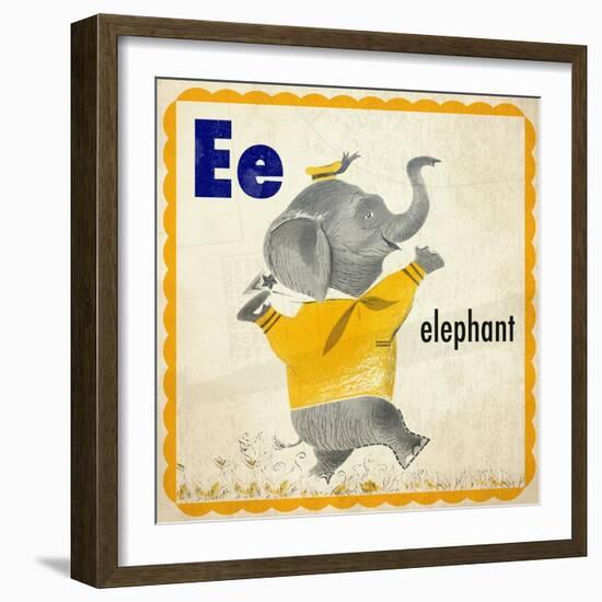 Vintage ABC- E-null-Framed Premium Giclee Print