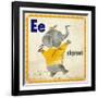 Vintage ABC- E-null-Framed Giclee Print