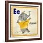 Vintage ABC- E-null-Framed Giclee Print