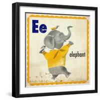 Vintage ABC- E-null-Framed Giclee Print