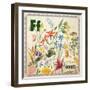 Vintage ABC- F-null-Framed Giclee Print