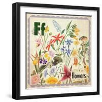 Vintage ABC- F-null-Framed Giclee Print