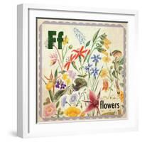 Vintage ABC- F-null-Framed Giclee Print