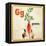 Vintage ABC- G-null-Framed Stretched Canvas