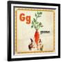 Vintage ABC- G-null-Framed Giclee Print