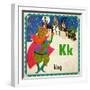 Vintage ABC- K-null-Framed Premium Giclee Print