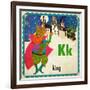 Vintage ABC- K-null-Framed Giclee Print