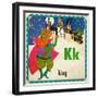 Vintage ABC- K-null-Framed Giclee Print