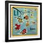 Vintage ABC- L-null-Framed Giclee Print