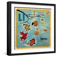 Vintage ABC- L-null-Framed Giclee Print