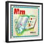 Vintage ABC- M-null-Framed Giclee Print