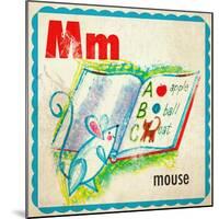 Vintage ABC- M-null-Mounted Giclee Print