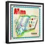 Vintage ABC- M-null-Framed Giclee Print