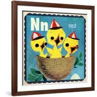 Vintage ABC- N-null-Framed Giclee Print