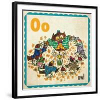 Vintage ABC- O-null-Framed Giclee Print