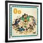 Vintage ABC- O-null-Framed Giclee Print