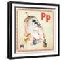 Vintage ABC- P-null-Framed Giclee Print