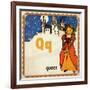 Vintage ABC-Q-null-Framed Giclee Print