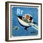 Vintage ABC- R-null-Framed Giclee Print