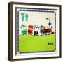 Vintage ABC- T-null-Framed Giclee Print