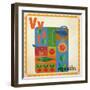 Vintage ABC- V-null-Framed Giclee Print