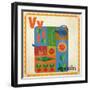 Vintage ABC- V-null-Framed Giclee Print