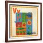 Vintage ABC- V-null-Framed Giclee Print