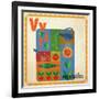 Vintage ABC- V-null-Framed Giclee Print