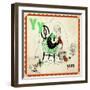 Vintage ABC- Y-null-Framed Premium Giclee Print